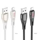 Кабель HOCO U133 Monte charging data cable iP 1,2 m. Gray mag-6942007618281144364