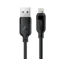 USB кабель ACEFAST C16-02 USB to Lightning TPU charging data cable 1,2m Black mag-6974316286202153918