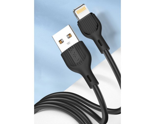 Кабель XO NB200 USB cable for Lightning 2.1A/1M Чорний mag-69206808779801057