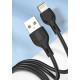 Кабель XO NB200 USB cable for Lightning 2.1A/1M Чорний mag-69206808779801057