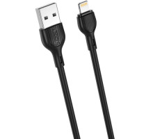 Кабель XO NB200 USB cable for Lightning 2.1A/1M Чорний mag-69206808779801057