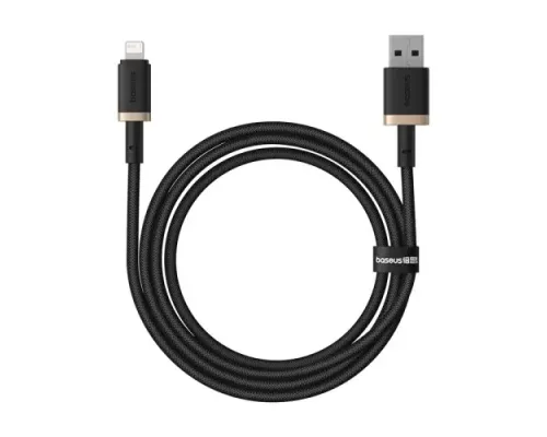 USB кабель Baseus Dura Series USB to Lightning 2.4A 1m Black-gold P10377801U01-00 mag-6932172669850145723