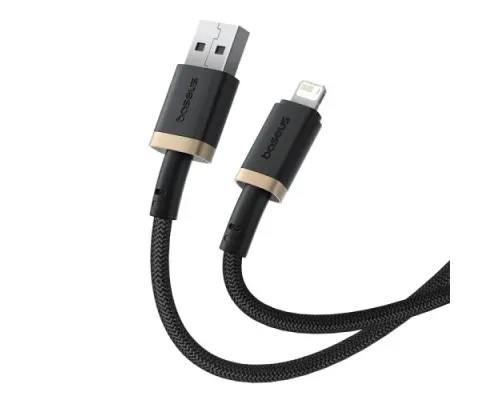 USB кабель Baseus Dura Series USB to Lightning 2.4A 1m Black-gold P10377801U01-00 mag-6932172669850145723