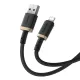 USB кабель Baseus Dura Series USB to Lightning 2.4A 1m Black-gold P10377801U01-00 mag-6932172669850145723