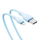 USB кабель Baseus Pudding Series Fast Charging Cable USB to iP 2.4A 1.2m Blue P10355700311-00 mag-6932172634155128934