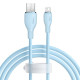 USB кабель Baseus Pudding Series Fast Charging Cable USB to iP 2.4A 1.2m Blue P10355700311-00 mag-6932172634155128934