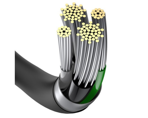USB кабель Baseus Superior Series Fast Charging Data Cable USB to iP 2.4A 1m Black CALYS-A01(дефект mag-2000001397084136329