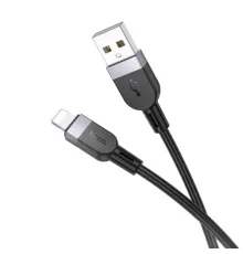 Кабель HOCO X109 Energy silicone charging data cable iP 2A/1m. Black mag-6942007636209144041