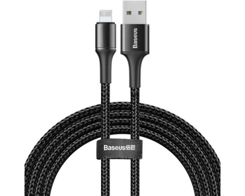 USB кабель Baseus halo data cable USB For iP 2.4A 1m Black CALGH-B01 mag-6953156292581138567
