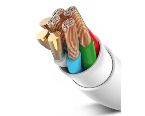 Кабель XO NB280 Jian Yan Series Lightning Data Cable 1M 3A Білий mag-6920680858668140406