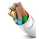 Кабель XO NB280 Jian Yan Series Lightning Data Cable 1M 3A Білий mag-6920680858668140406