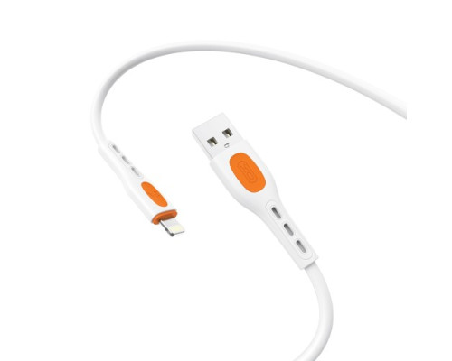 Кабель XO NB280 Jian Yan Series Lightning Data Cable 1M 3A Білий mag-6920680858668140406
