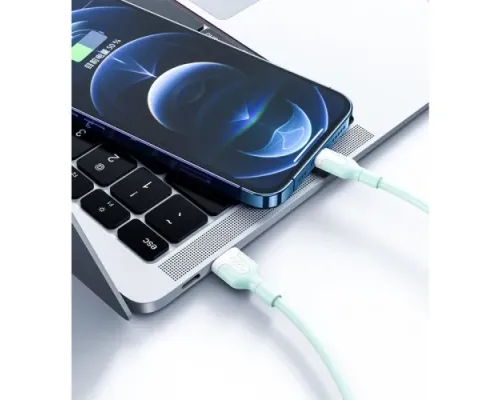 Кабель XO NB212 2.1A/1m for Lightning Зелений mag-6920680827824147283