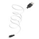 Кабель HOCO X21 Plus Silicone for Lightning 2,4A/1m. Black&White mag-6931474711816139083