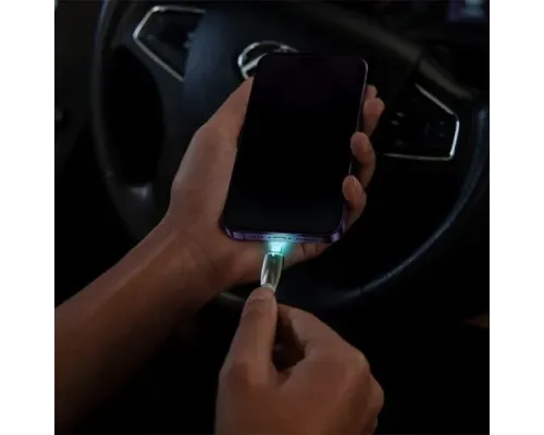 USB кабель Baseus Glimmer Series Fast Charging Data Cable USB to iP 2.4A 1m White CADH000202 mag-6932172617929145682