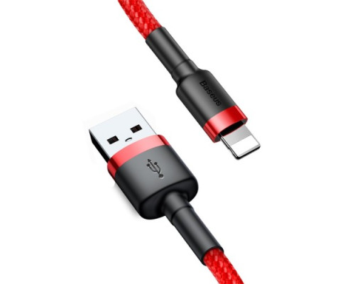 USB кабель Baseus Cafule for Ligtning 1.5A/2m. Black-red CALKLF-C19 (дефект пакув) mag-2000001469620136330