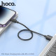 Кабель HOCO X96 Hyper charging data cable iP(L=0.25M) Black mag-69420076093881727