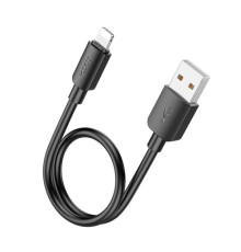 Кабель HOCO X96 Hyper charging data cable iP(L=0.25M) Black mag-69420076093881727
