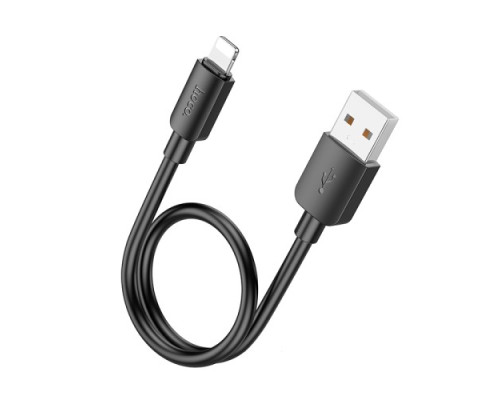 Кабель HOCO X96 Hyper charging data cable iP(L=0.25M) Black mag-69420076093881727