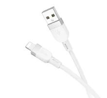 Кабель HOCO X109 Energy silicone charging data cable iP 2A/1m. White mag-6942007636216144042