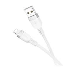 Кабель HOCO X109 Energy silicone charging data cable iP 2A/1m. White mag-6942007636216144042