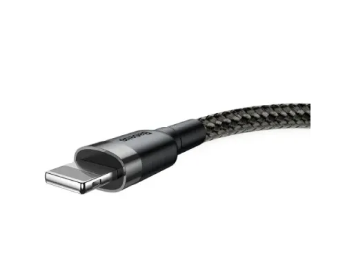 USB кабель Baseus Cafule for Ligtning 2,4A/0,5m. Black-grey CALKLF-AG1 mag-6953156274938144774