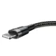 USB кабель Baseus Cafule for Ligtning 2,4A/0,5m. Black-grey CALKLF-AG1 mag-6953156274938144774