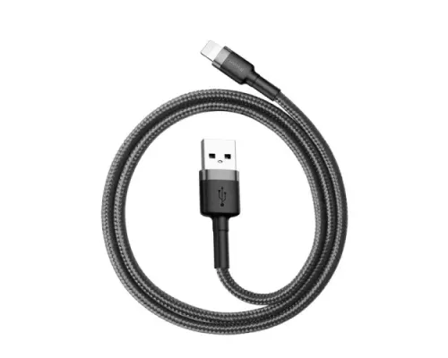 USB кабель Baseus Cafule for Ligtning 2,4A/0,5m. Black-grey CALKLF-AG1 mag-6953156274938144774