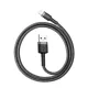 USB кабель Baseus Cafule for Ligtning 2,4A/0,5m. Black-grey CALKLF-AG1 mag-6953156274938144774