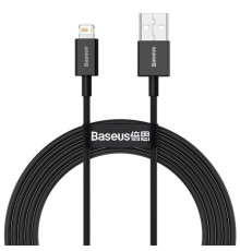 USB кабель Baseus Superior Series Fast Charging Data Cable USB to iP 2.4A 2m Black CALYS-C01 mag-695315620545156003