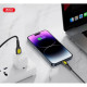 Кабель XO NB280 Jian Yan Series Lightning Data Cable 1M 3A Чорний mag-6920680858675140407