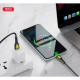Кабель XO NB280 Jian Yan Series Lightning Data Cable 1M 3A Чорний mag-6920680858675140407