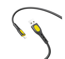 Кабель XO NB280 Jian Yan Series Lightning Data Cable 1M 3A Чорний mag-6920680858675140407