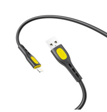 Кабель XO NB280 Jian Yan Series Lightning Data Cable 1M 3A Чорний mag-6920680858675140407