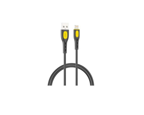 Кабель XO NB280 Jian Yan Series Lightning Data Cable 1M 3A Чорний mag-6920680858675140407
