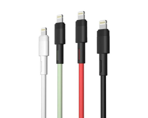 Кабель XO NB-Q166 fast charging usb cable for Lightning 5A/1m Чорний mag-692068087544360213