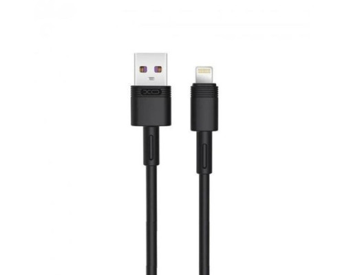 Кабель XO NB-Q166 fast charging usb cable for Lightning 5A/1m Чорний mag-692068087544360213