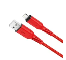 Кабель HOCO X59 Victory charging data for Lightning 2,4A/1m. Red mag-6931474744876143972