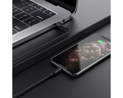 Кабель BOROFONE BX41 Amiable magnetic for Lightning 2.4A/1m чорний mag-6931474738448134274