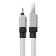 USB кабель Baseus CoolPlay Series Fast Charging Cable USB to iP 2.4A 2m White CAKW000502 mag-693217262677861645