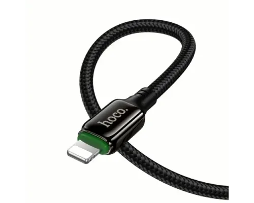 Кабель HOCO X127 Exceed charging data cable iP Black mag-6942007675598153965