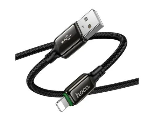 Кабель HOCO X127 Exceed charging data cable iP Black mag-6942007675598153965
