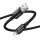Кабель HOCO X127 Exceed charging data cable iP Black mag-6942007675598153965