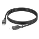 PD Кабель HOCO X101 Assistant silicone charging data cable Type-C to iP 27W/1m. Black mag-6942007604017154182