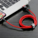USB кабель Baseus Cafule for Ligtning 1.5A/2m. Red CALKLF-C09 mag-6953156275003135397