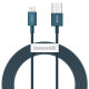 USB кабель Baseus Superior Series Fast Charging Data Cable USB to iP 2.4A 2m Blue CALYS-C03 mag-695315620547556005