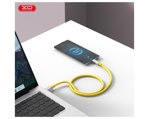 Кабель XO NB251 Liquid Silicone Rubber for Lightning 6A/1m Жовтий mag-692068084469257234