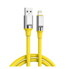 Кабель XO NB251 Liquid Silicone Rubber for Lightning 6A/1m Жовтий mag-692068084469257234