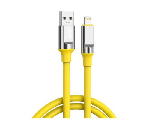 Кабель XO NB251 Liquid Silicone Rubber for Lightning 6A/1m Жовтий mag-692068084469257234