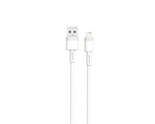 Кабель XO NB-Q166 fast charging usb cable for Lightning 5A/1m Білий mag-692068087545060214